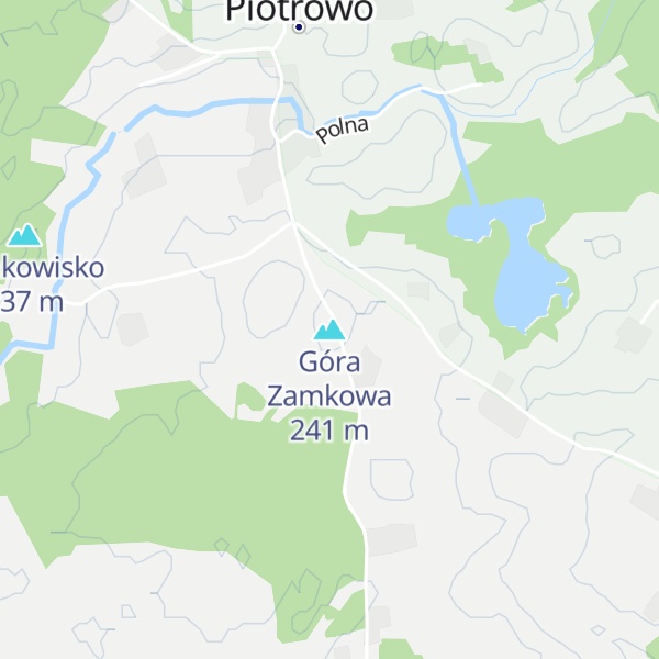 Map of Góra Zamkowa