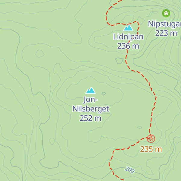 Map of Jon-Nilsberget