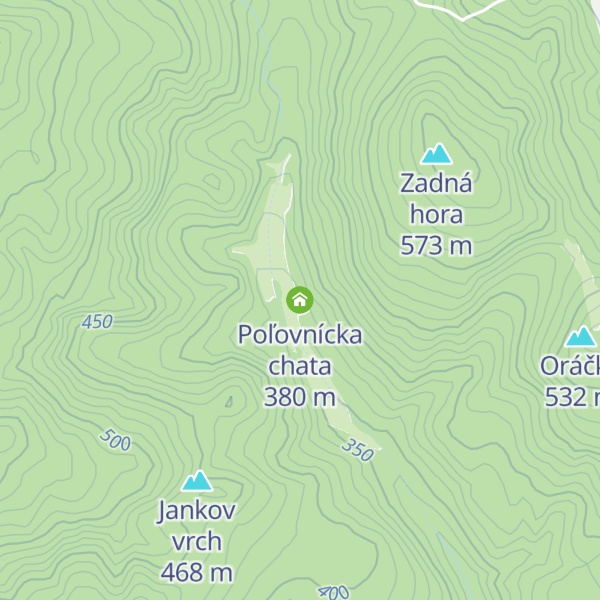 Map of Poľovnícka chata
