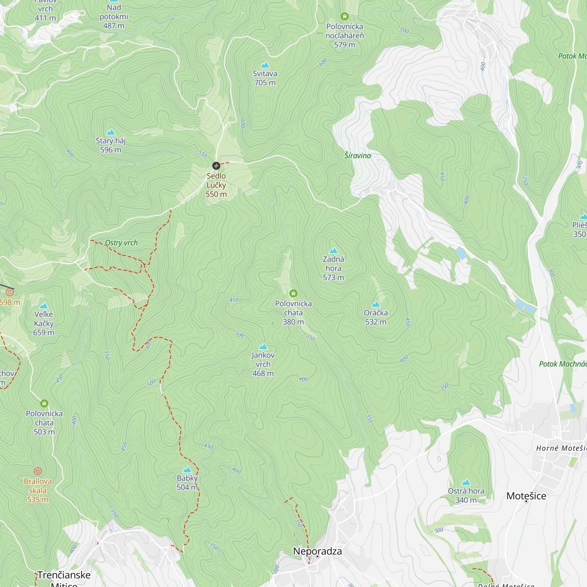 Poľovnícka chata map