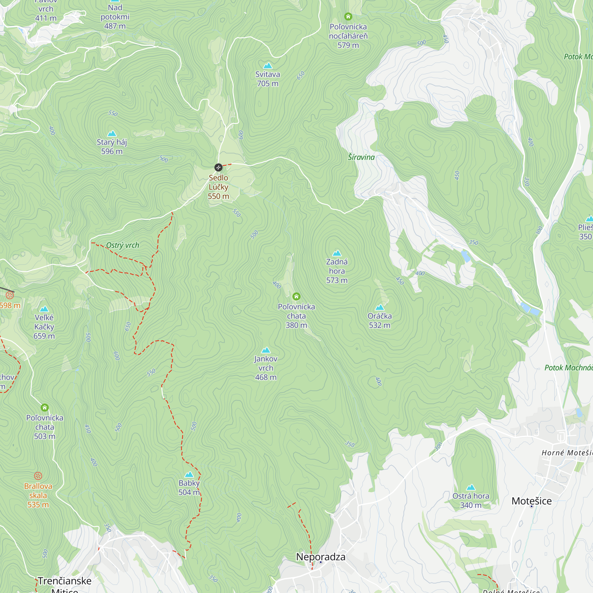 Poľovnícka chata map