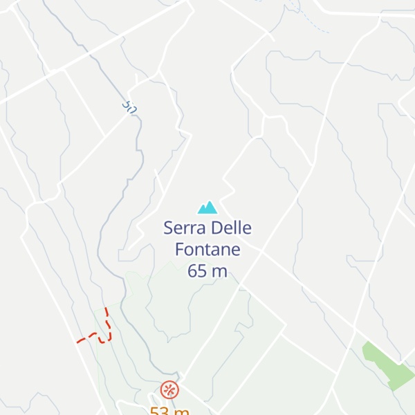 Map of Serra Delle Fontane