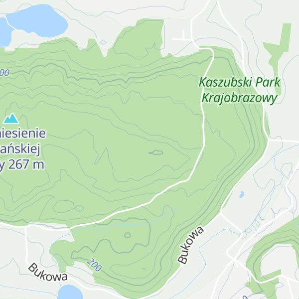 Map of Bukowa Gora