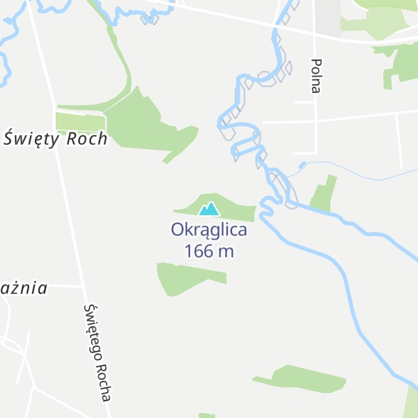 Map of Okrąglica