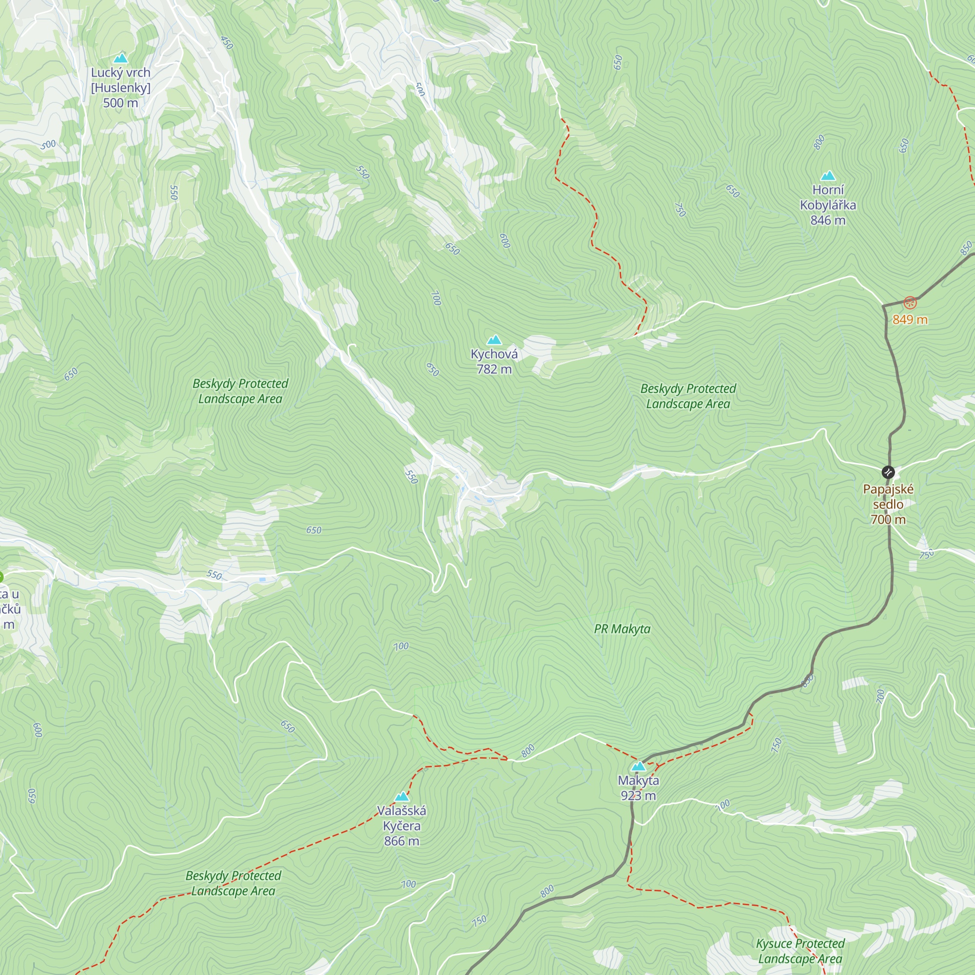 Turistická chata Celnice map