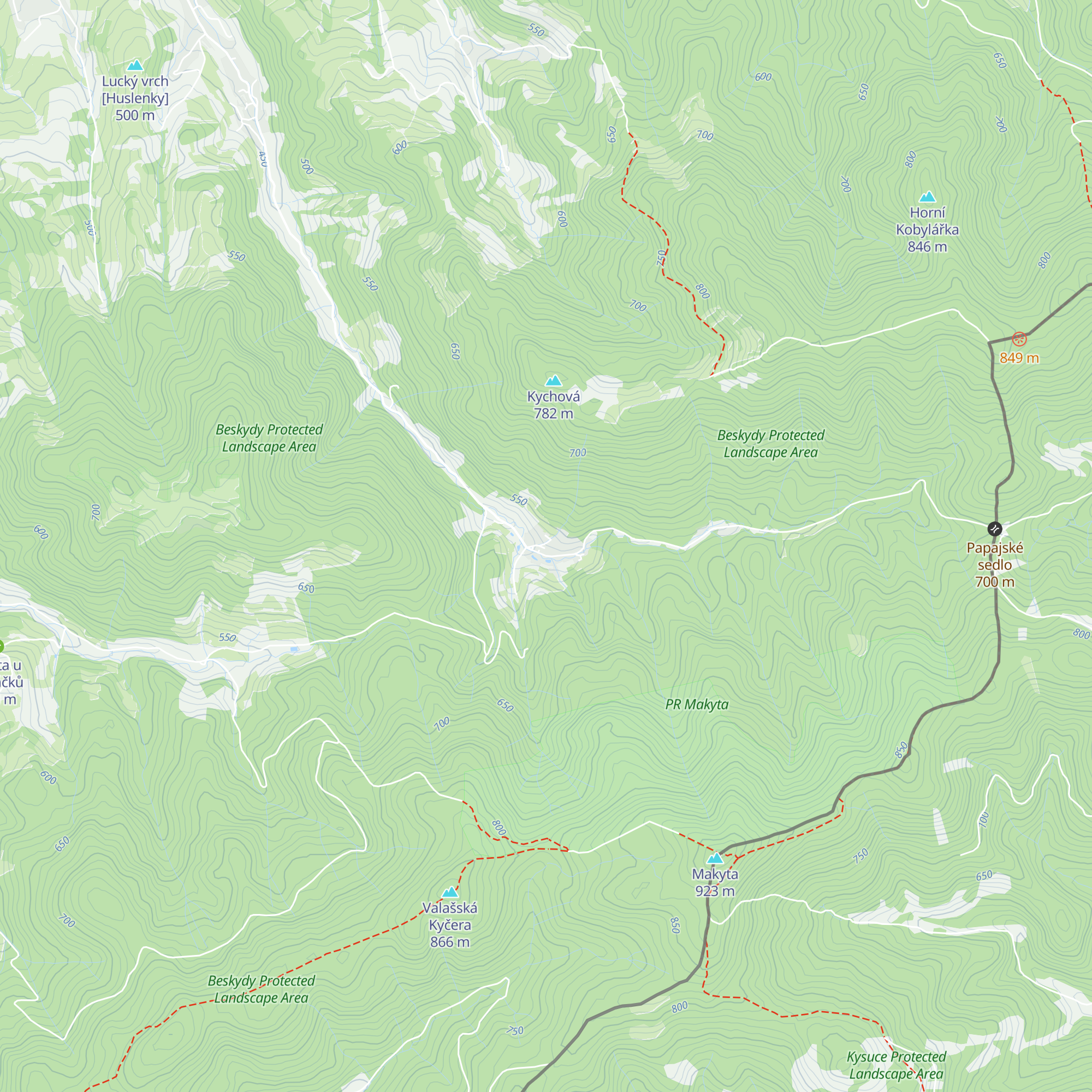 Turistická chata Celnice map