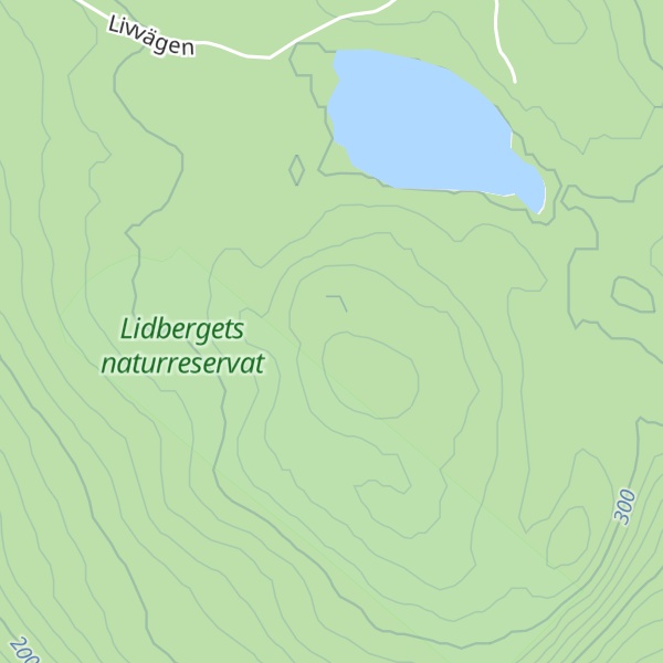 Map of Lidberget