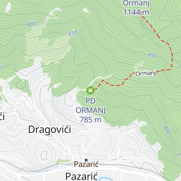Map of PD ORMANJ