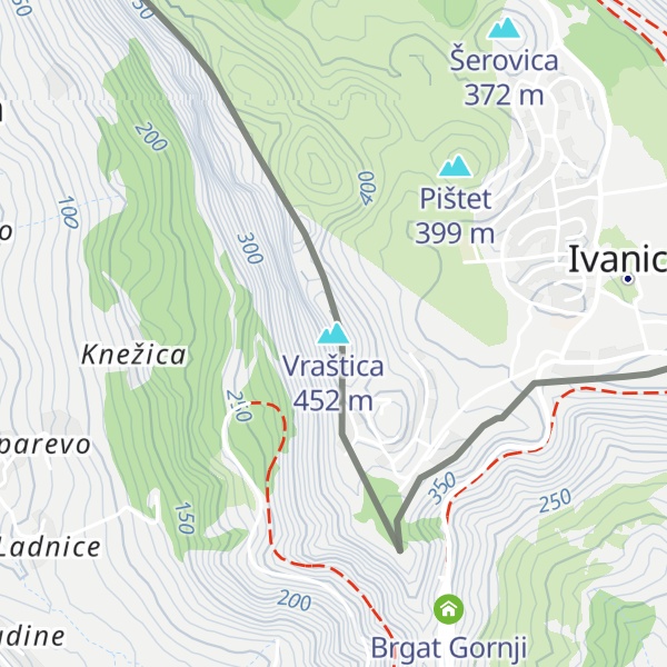 Map of Vraštica