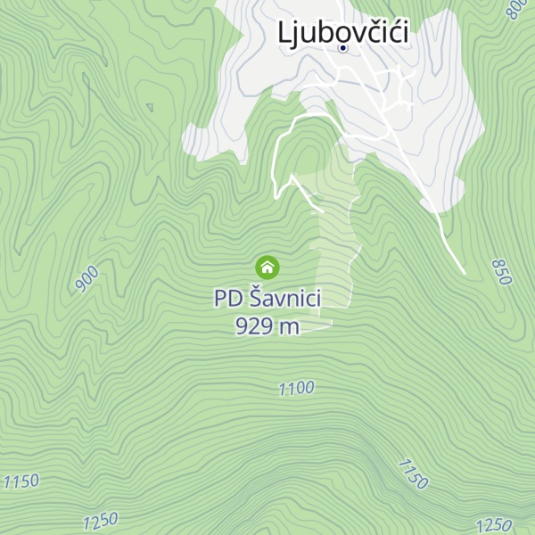 Map of PD Šavnici