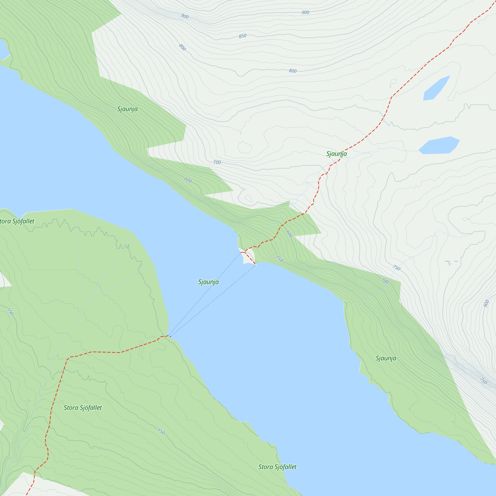 Teusajaure Fjällstuga map