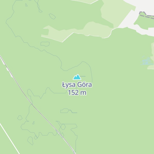Map of Łysa Góra