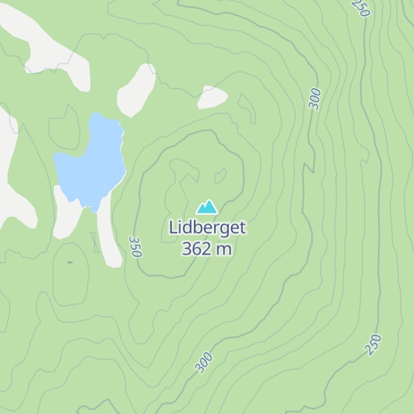 Map of Lidberget