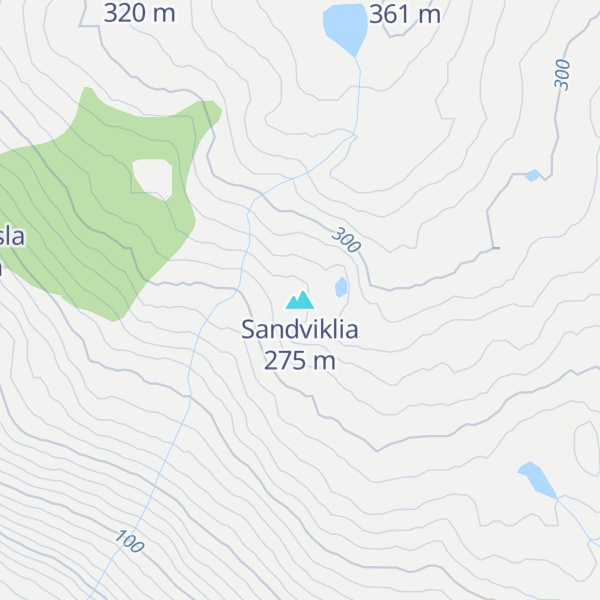 Map of Sandviklia