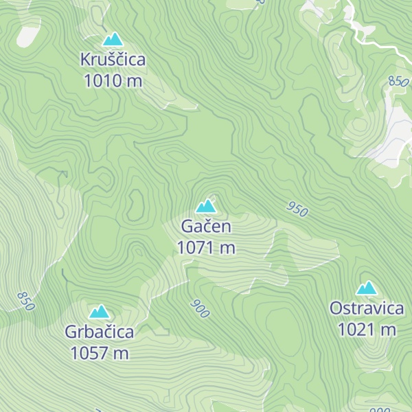 Map of Gačen