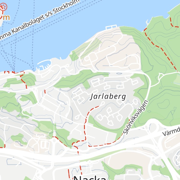 Map of Sicklaberget