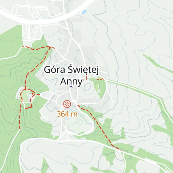 Map of Góra Świętej Anny