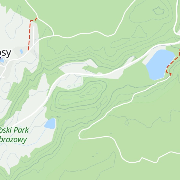 Map of Zamkowa Góra