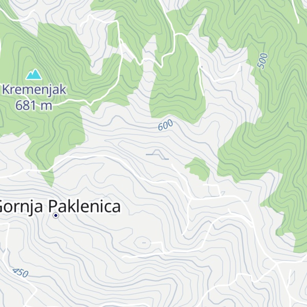 Map of Krčmarica