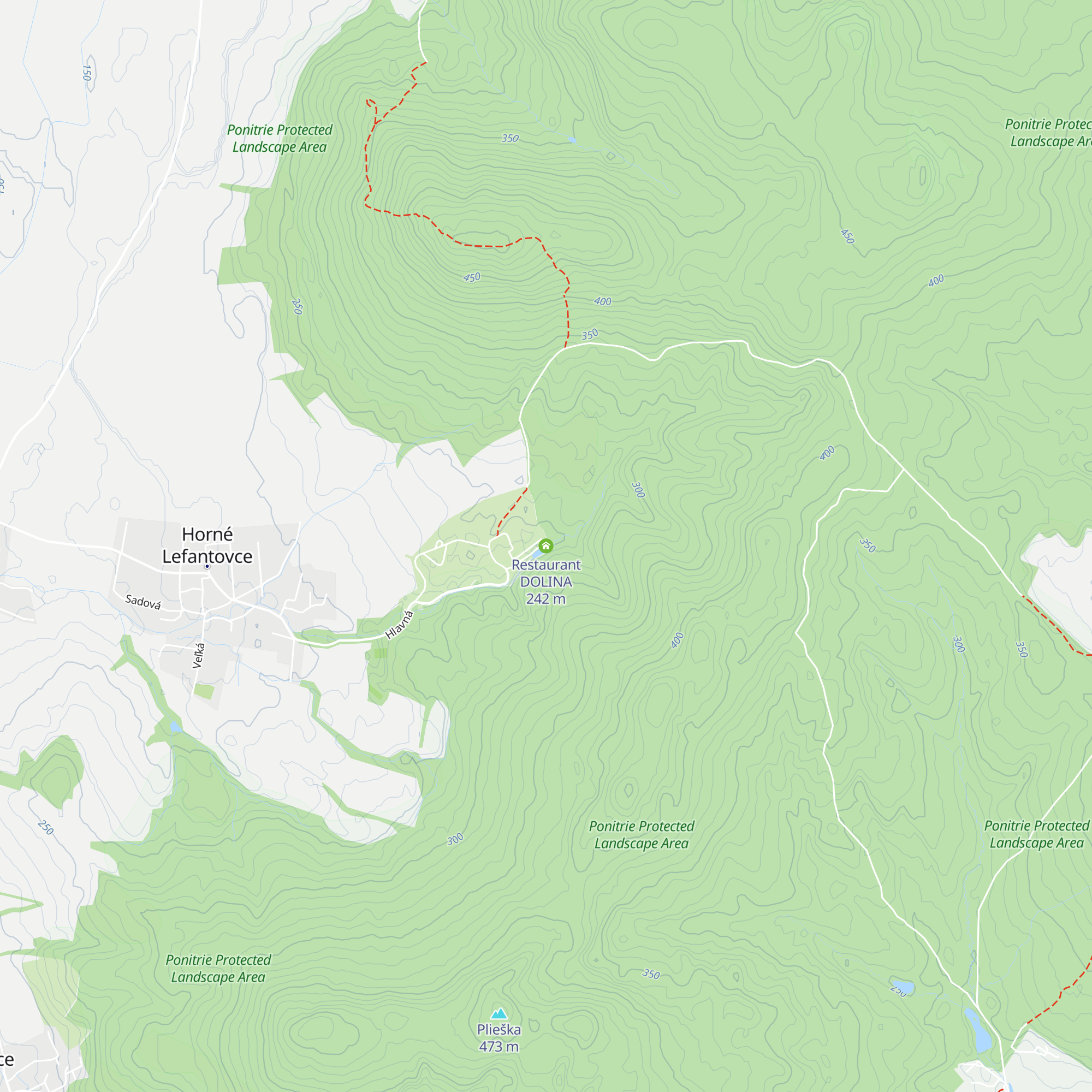Restaurant DOLINA map