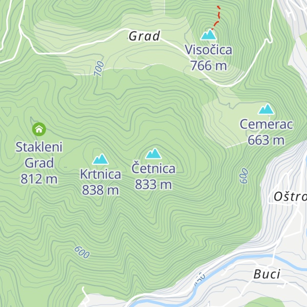 Map of Četnica
