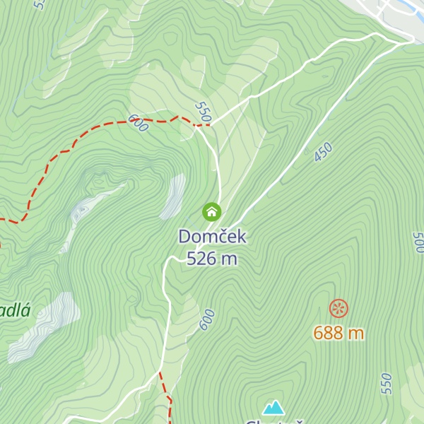 Map of Domček