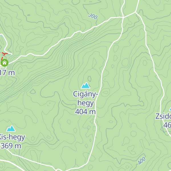 Map of Cigány-hegy