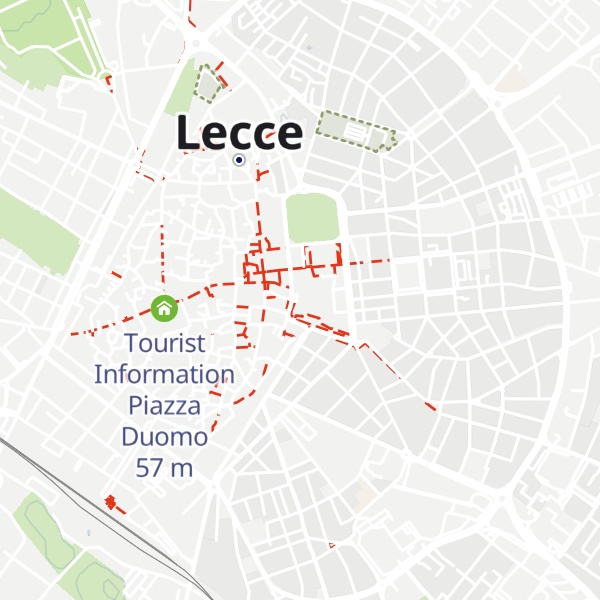 Map of Info Point Castello Carlo V
