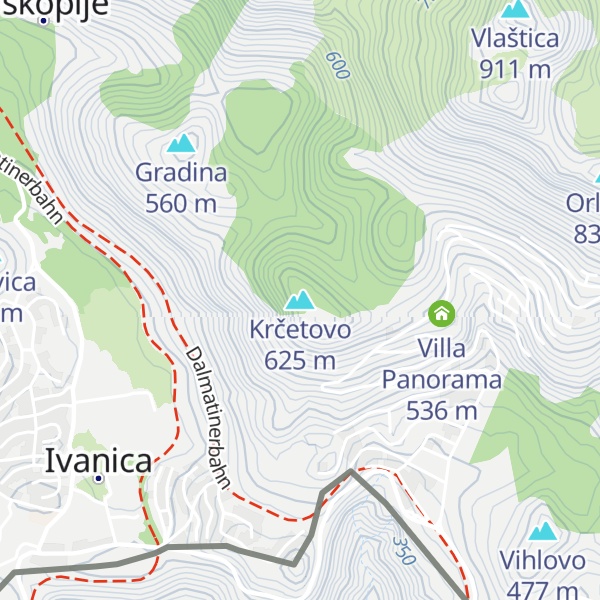 Map of Krčetovo