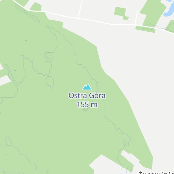 Map of Ostra Góra