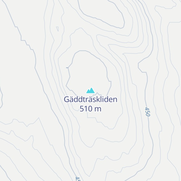Map of Gäddträskliden
