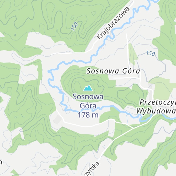 Map of Sosnowa Góra