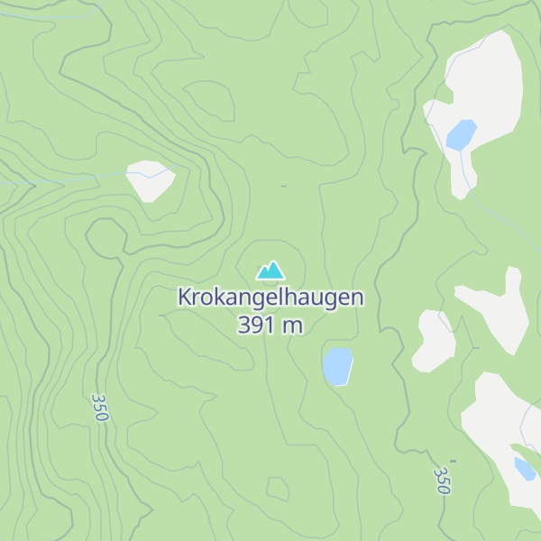Map of Krokangelhaugen