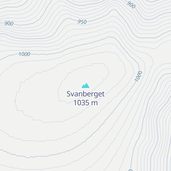 Map of Svanberget