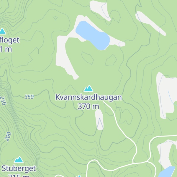 Map of Kvannskardhaugan