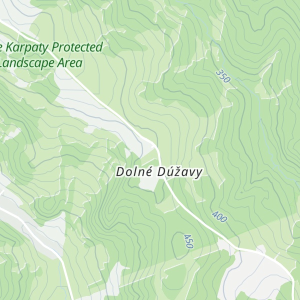 Map of Chata Dúžavy
