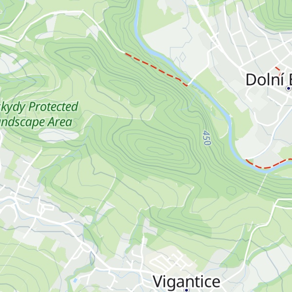 Map of Vysoká