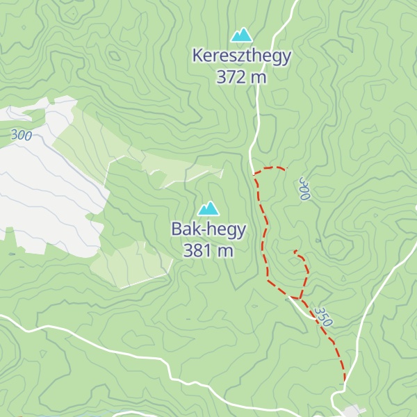 Map of Bak-hegy