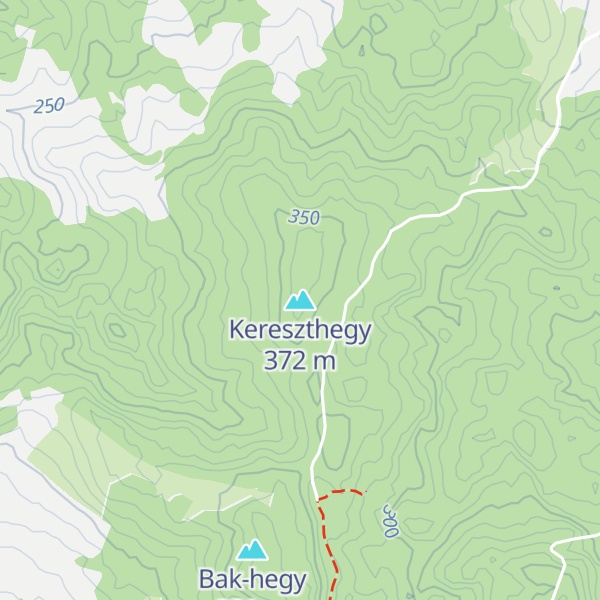 Map of Kereszthegy