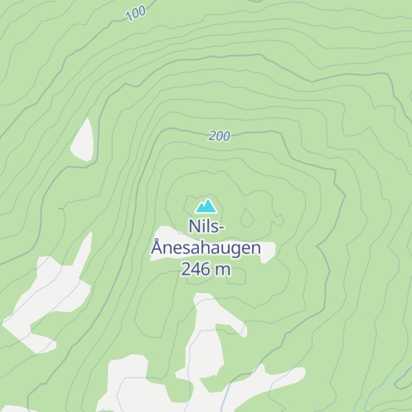 Map of Nils-Ånesahaugen