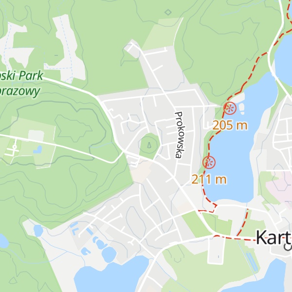 Map of Szpiczasta Góra