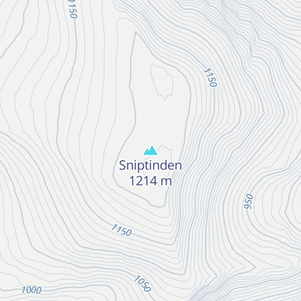 Map of Sniptinden