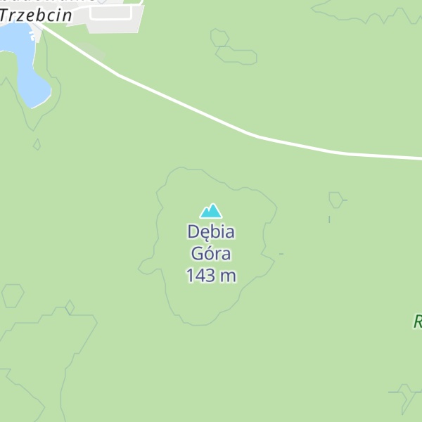 Map of Dębia Góra