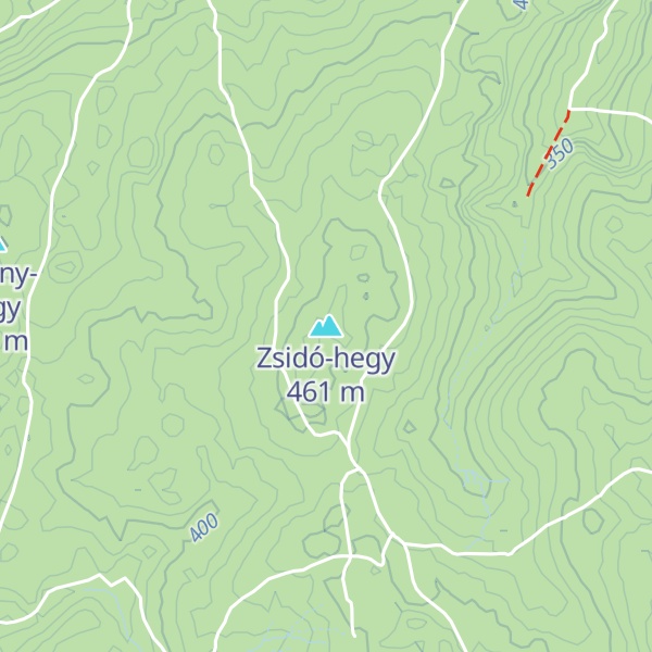 Map of Zsidó-hegy