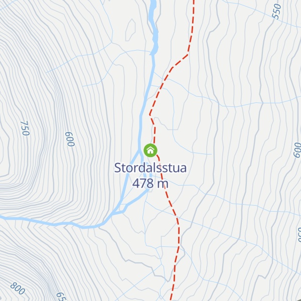 Map of Stordalsstua