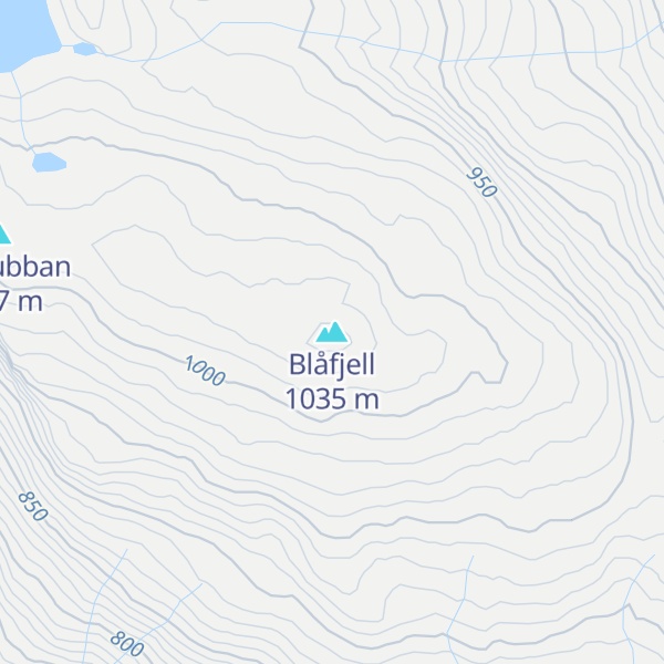 Map of Blåfjell
