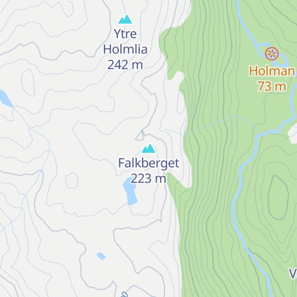 Map of Falkberget