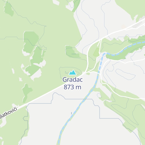 Map of Gradac