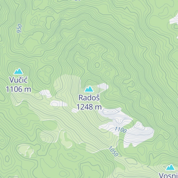Map of Radoš