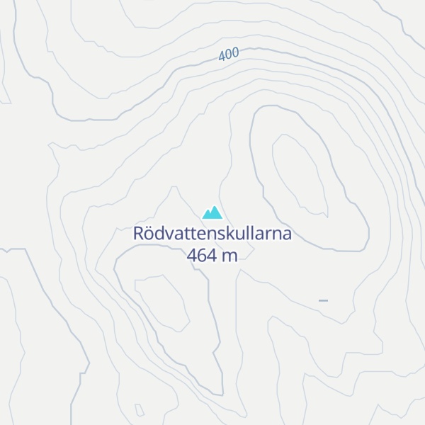 Map of Rödvattenskullarna